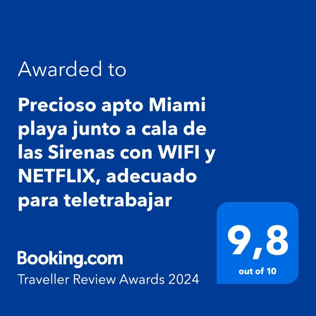 Precioso Apto Miami Primera Linia Playa Cala De Las Sirenas, Con Wifi Y Netflix, Adecuado Para Teletrabajar Miami Playa Zewnętrze zdjęcie